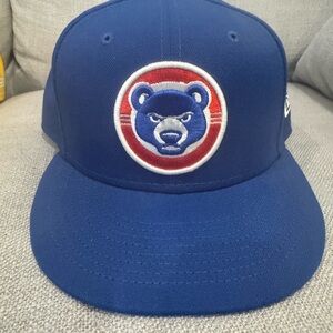 Chicago Cubs Angry Bear Logo Fitted Hat - New Era - Size 7 3/8